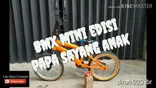 [vlog] #TUTORIAL CARA RAKIT SEPEDA BMX MINI ALA IBR 020 edisi SAYANG ANAK