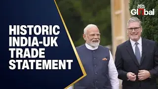 LIVE: Joint Statement by PM Narendra Modi and British PM Keir Starmer | India | Mumbai | UK | Trade