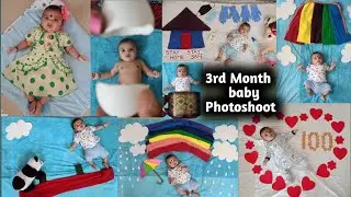 3rd Month Birthday at home ||Baby boy Photoshoot ideas || Lockdown time baby