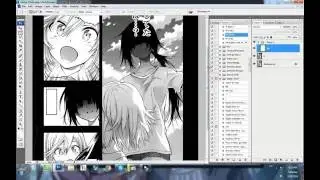 Cleaning HQ magazine raws - Inking by hand - Hanebado c04