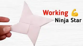 Make Origami Ninja Star Updated Paper Shuriken Tutorial 🥷