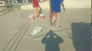 APPLICATION OF COOLTECH COATING  ROOF HEAT PROOFING KARACHI - ROOF INSULATION -