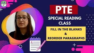 PTE Reading Practice Class | Fill in the Blanks | Reorder Paragraph | Grammar Rules and Tricks |