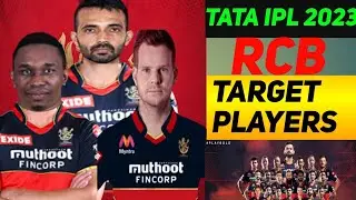 TATA IPL 2023 : RCB TARGET players | RCB TARGET players 2023 | DJ Bravo | Manish Pandey