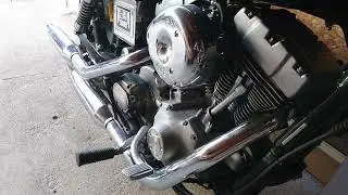 ハーレー ダイナ TC88 FXD 2005年最終キャブ  カムギヤ化  ミクニキャブレター  ハイカム 大容量オイルポンプ 車検の為マフラー純正戻し