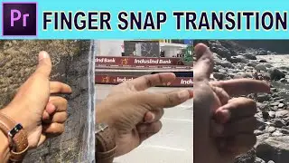 Finger Snap Travel Video Transition - Adobe Premiere Pro Tutorial