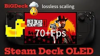 Red Dead Redemption 2 &ndash; 70+ FPS with Lossless Scaling on Steam Deck OLED!