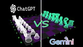 ChatGPT vs Gemini Jogando de Xadrez!