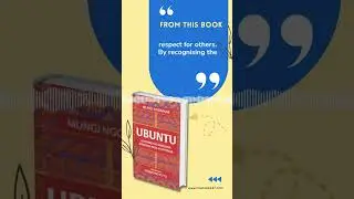 📚 Why rewilding is important -  Everyday Ubuntu by author Mungi Ngomane #books #booktube