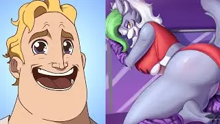 Mr Incredible becoming Canny ( Roxanne Wolf FULL ) | Five Nights at Freddy's Animation