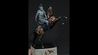 How to Paint Horse Skin - Tribunus// Paint Miniatures #shorts @Zwo&Company
