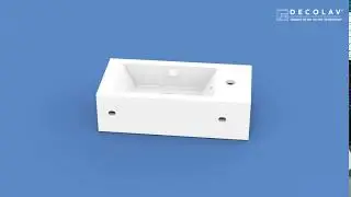 Eleni | 1486L-CWH | ABOVE COUNTER OR WALL-MOUNT BATHROOM SINK