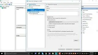 Setting up Virtual Switches in Hyper-V