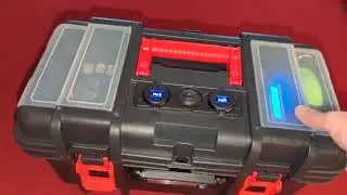 Lithium battery box for portable ham operation