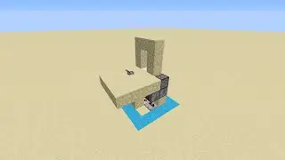 How to Build a SUPER COMPACT 1x2 Hipster Door in Minecraft! [TUTORIAL] *EASY*