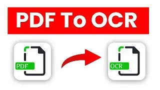 Convert PDF to OCR | Free Online OCR PDF Text Recognition Tutorial