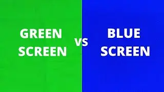 Green screen vs. Blue screen | Comparison
