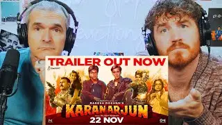 Karan Arjun (Official Trailer): Salman Khan | Shahrukh Khan | Kajol | Rakesh Roshan | REACTION!!!