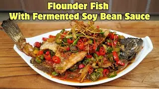 Flounder Fish  With Fermented Soy Bean Sauce