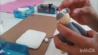 Fazendo Noivinhos Para Topo de Bolo Parte 03 - Renda Extra Com Artesanato Biscuit 