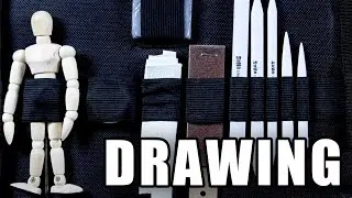 The SoHo Charcoal Drawing Set - All the Tools You Need in One Convenient Case!