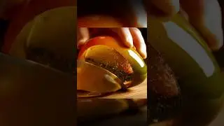 Most Satisfying Glass fruit ASMR! 🥭🥝 || AI ASMR #GlassASMR #CuttingASMR #satisfying
