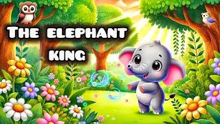 THE ELEPHANT KING 👑 | @MiniMoonyStories | Nursery rhymes, songs, cartoons, stories for kids