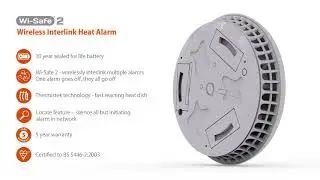 GreFIREANGEL WHT-630Q WIRELESS INTERLINK HEAT ALARM | Screwfix