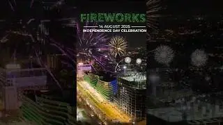 Fireworks at #gigamall  #dha2islamabad #14august #islamabad #fireworks #pakistani #lahore