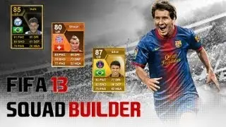 Fifa 13 Gold Hybrid Squad Builder 700k - IF Hulk, MOTM Shaqiri, Thiago Silva and more!