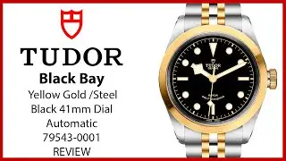 ▶ Tudor Black Bay 41 S&G Stainless Steel 41mm Black Dial Steel and Gold Bracelet 79543-0001 - REVIEW