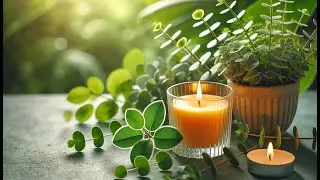 Spring Day | Calm Piano Harmony: Flickering Candles & Floral Scents 🌿🎹✨