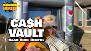 Austin Bounce House Rentals - Cash Vault Cash Cube Rental in Austin TX - Let It Rain!