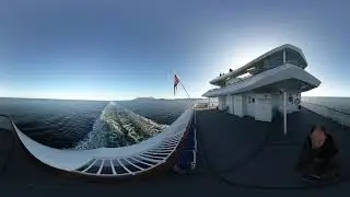 Rundgang MS Nordkapp Deck 5 mit 360° Kamera am 05.10.2019