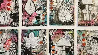 Friday Fun - Mixed media mini art