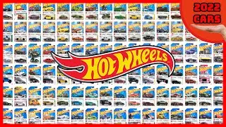 ALL HOT WHEELS 2022 Mainline Cars So far - Sorted By Case! 2022 A, B, C, D, E & F Case! STH and TH!