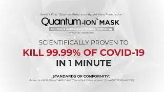 World&rsquo;s First &ldquo;Quantum Resonance Hybrid Nano Formulation&rdquo; mask | Quantum-ION Mask