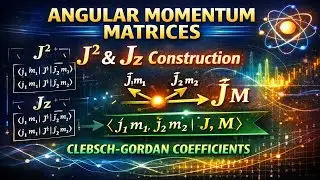 Построение матриц углового момента J&sup2; и Jz с коэффициентами Клебша-Гордана (Часть 1)