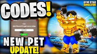 🔥*NEW* All Working NEW PET UPDATE CODES FOR GYM STAR SIMULATOR! ROBLOX GYM STAR SIMULATOR CODES