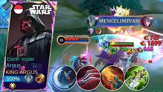 ONE HIT ITEM ARGUS WHEN PLAYING SOLO RANK 100% AUTO CARRY TEAM!! - ARGUS BEST BUILD