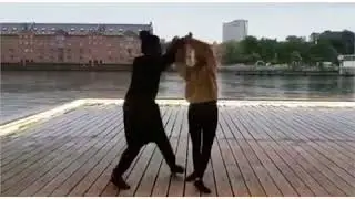 Zoukcess: Jeanette and Ivan dancing with a view
