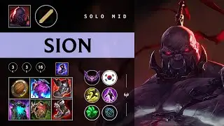 Sion Mid vs Sylas - KR Master Patch 26.01