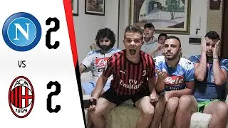 PAREGGIO INGIUSTO. - NAPOLI 2-2 MILAN | LIVE REACTION TIFOSO MILANISTA HD