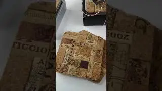Cork Coasters, Cork ART, Hendmade Coasters, Wine Cork ART, Cork Design Wood Coasters