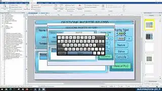 Gestione ricette e set di dati su pannello HMI Weintek