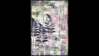Stamps, Prints and an Art Journal Page