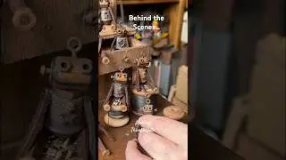 Meet the ThimbleBots #behindthescene #studiolife #robots #handcrafted