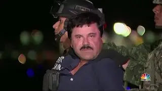 El Chapo Reduced To Tears After 7-Year-Old Twin Daughters Visit Court | NBC Nightly News