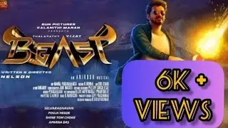 Beast (Raw) Bgm | theme song | thalapathy vijay | Pooja Hegde