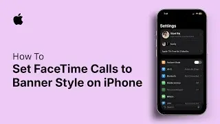 How to Set FaceTime Calls to Banner Style on iPhone